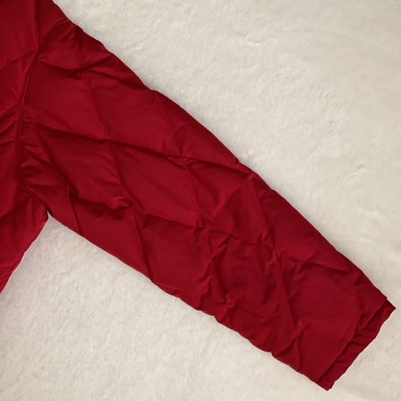 {VTG} Eddie Bauer | Diamond Quilted Premium Goose Down Full Zip Puffer Coat (1X) - Picture 13 of 16
